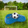Trademark 80-YF-1509S321 Soccer Rebounder - Reflex Training Set with Fillable Weighted Base & Ball