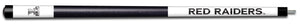 TEXAS TECH ENGRAVED BILLIARD CUE WHITE / BLACK - TXTBCE104