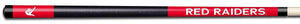 TEXAS TECH COLOR ENGRAVED BILLIARD CUE WHITE / RED - TXTBCE931