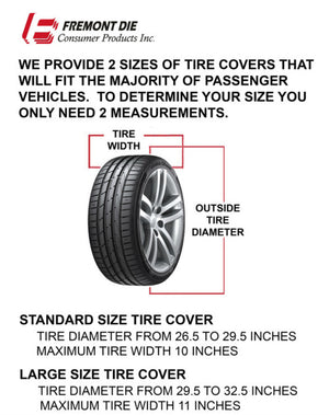 Washington Redskins Tire Cover Standard Size Black CO - Fremont Die