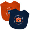 Auburn Tigers Baby Bib 2 Pack - Masterpieces Puzzle Company