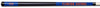 FLORIDA COLOR ENGRAVED BILLIARD CUE ORANGE / BLUE - UFLBCE921
