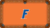 FLORIDA BILLIARD TABLE FELT - RECREATIONAL ORANGE - UFLBTF312-8R