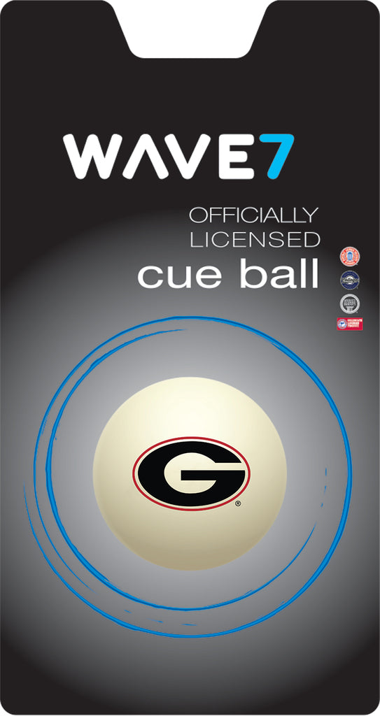 GEORGIA  CUE BALL WHITE - UGABBC100X
