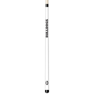 GEORGIA  ENGRAVED BILLIARD CUE WHITE / BLACK - UGABCE104-JR
