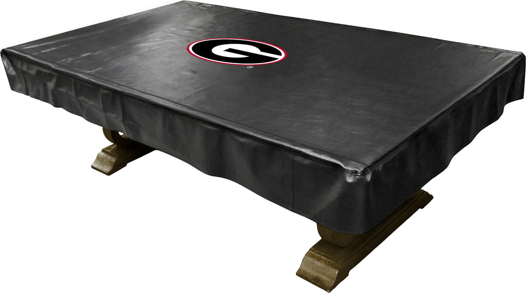 GEORGIA  BILLIARD TABLE COVER BLACK - UGABTC100ST-9