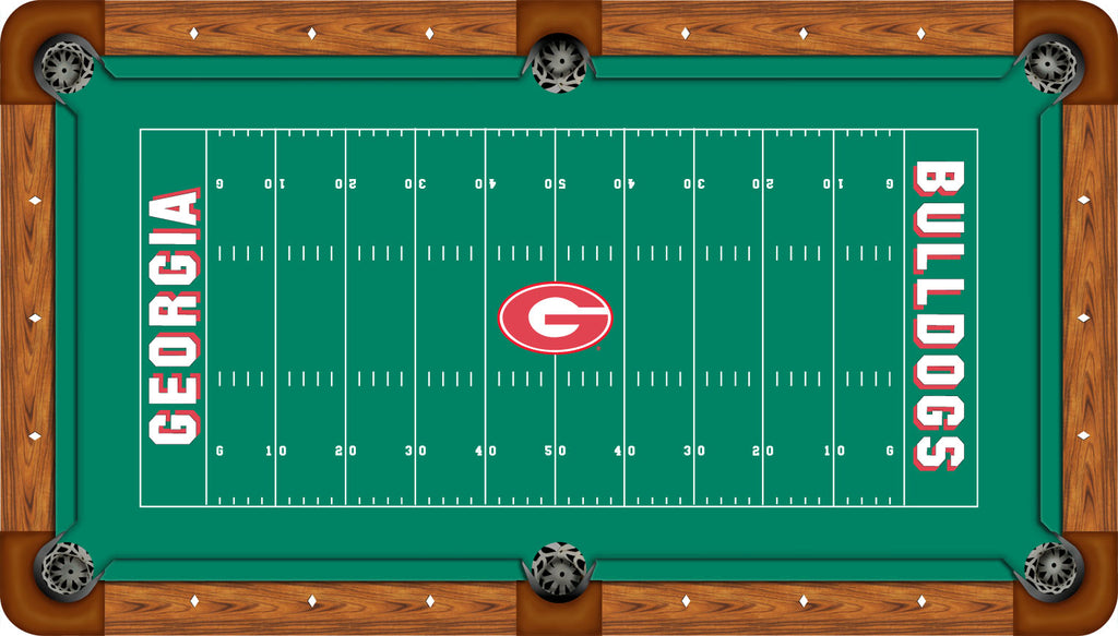 GEORGIA BILLIARD TABLE FELT - RECREATIONAL GRIDIRON - UGABTF000-8R