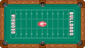 GEORGIA BILLIARD TABLE FELT - RECREATIONAL GRIDIRON - UGABTF000-9R