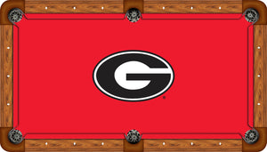 GEORGIA BILLIARD TABLE FELT - RECREATIONAL RED - UGABTF121-8R