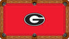 GEORGIA BILLIARD TABLE FELT - RECREATIONAL RED - UGABTF121-8R