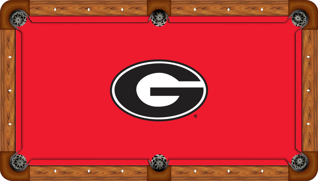 GEORGIA BILLIARD TABLE FELT - RECREATIONAL RED - UGABTF121-8R