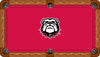 GEORGIA BILLIARD TABLE FELT - RECREATIONAL RED - UGABTF301-8R