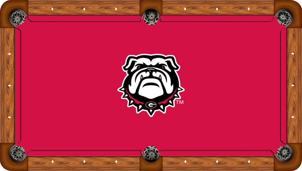 GEORGIA BILLIARD TABLE FELT - RECREATIONAL RED - UGABTF301-8R