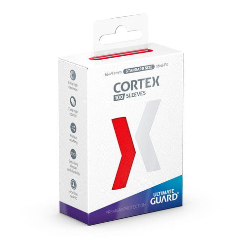 Ultimate Guard -  Ugd Cortex - Cortex Sleeves: Standard Size Matte Red (100Ct)