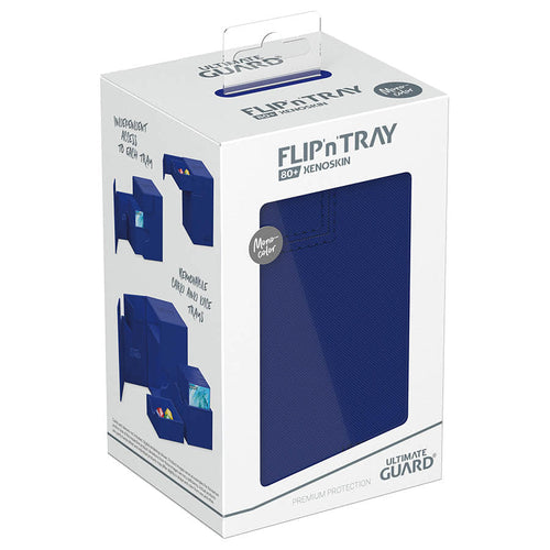 Ultimate Guard -  Ugd Premium Boxes - Deck Case 80+ Flip'n'tray Monocolor Blue