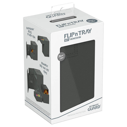 Ultimate Guard -  Ugd Premium Boxes - Deck Case 80+ Flip'n'tray Monocolor Grey