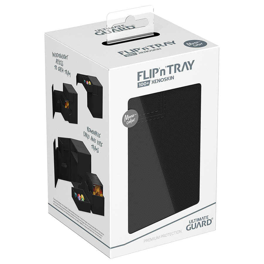 Ultimate Guard -  Ugd Premium Boxes - Deck Case 100+ Flip'n'tray Monocolor Black