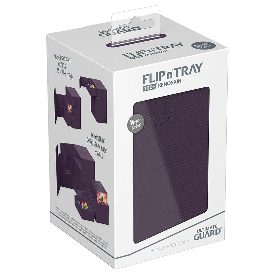 Ultimate Guard -  Ugd Premium Boxes - Deck Case 100+ Flip'n'tray Monocolor Purple