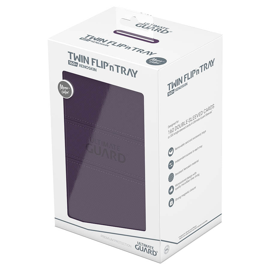 Ultimate Guard -  Ugd Premium Boxes - Twin Flip'n'tray Deck Case 160+ Monocolor Purple
