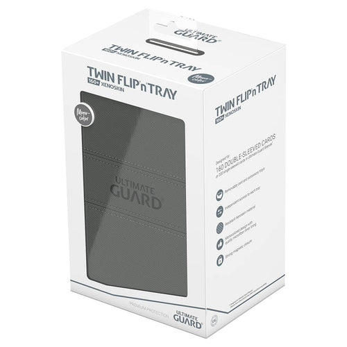 Ultimate Guard -  Ugd Premium Boxes - Twin Flip'n'tray Deck Case 160+ Monocolor Grey
