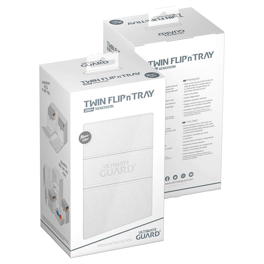 Ultimate Guard -  Ugd Premium Boxes - Twin Flip'n'tray Deck Case 200+ White