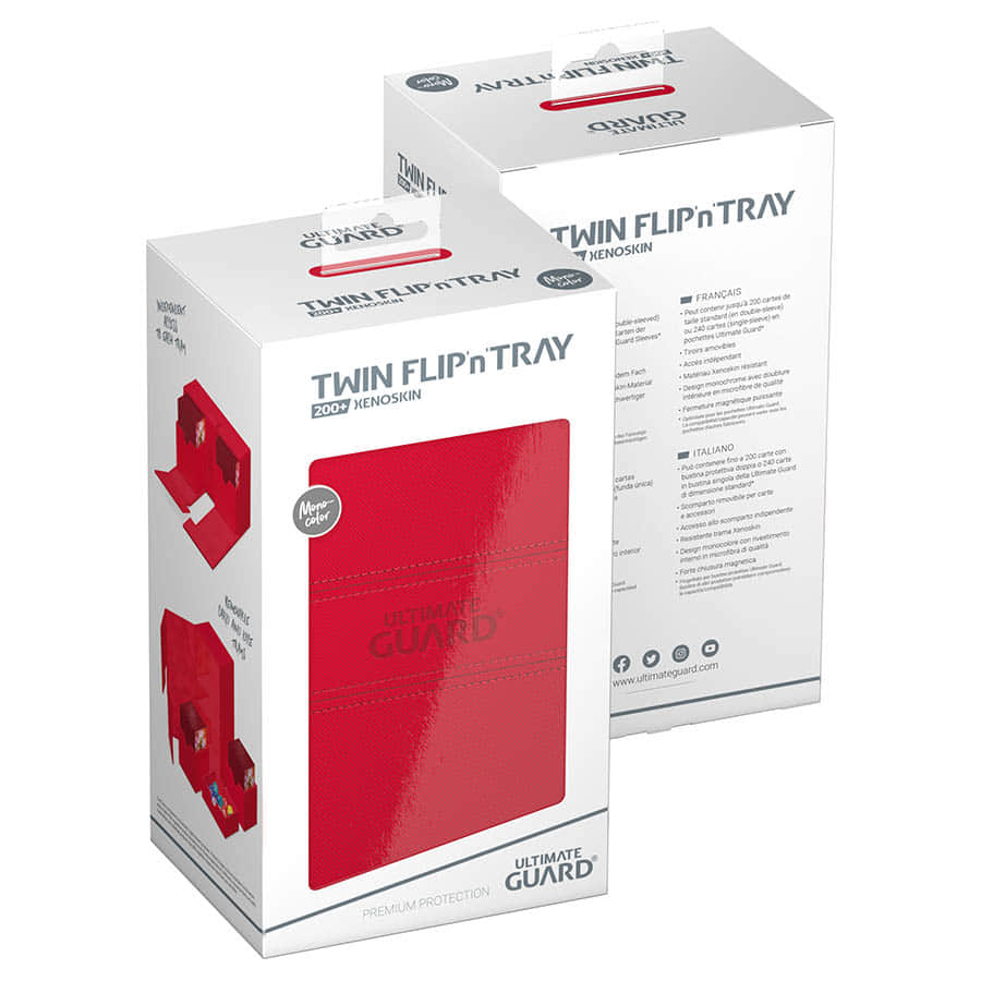 Ultimate Guard -  Ugd Premium Boxes - Twin Flip'n'tray Deck Case 200+ Red