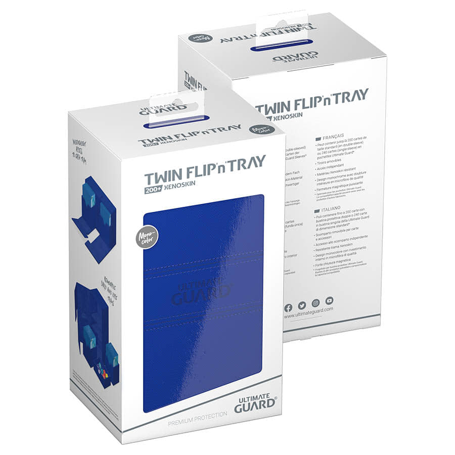 Ultimate Guard -  Ugd Premium Boxes - Twin Flip'n'tray Deck Case 200+ Blue