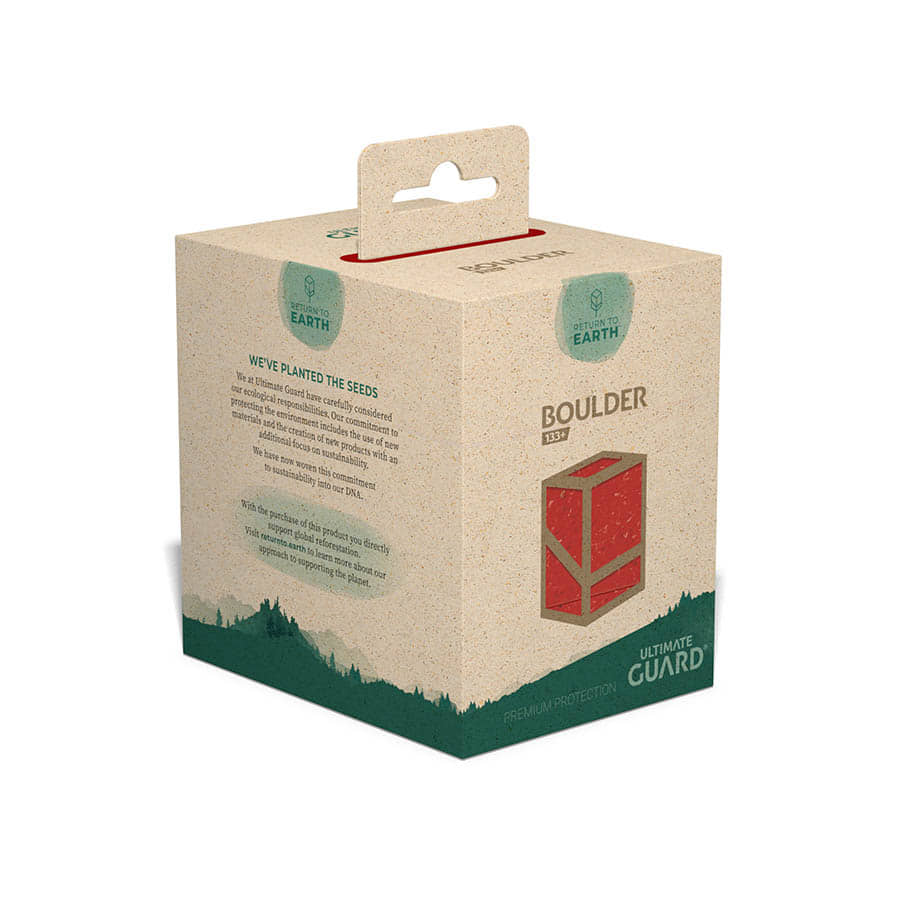 Ultimate Guard -  Ugd Boulder - Return To Earth Deck Case 133+ Boulder Red