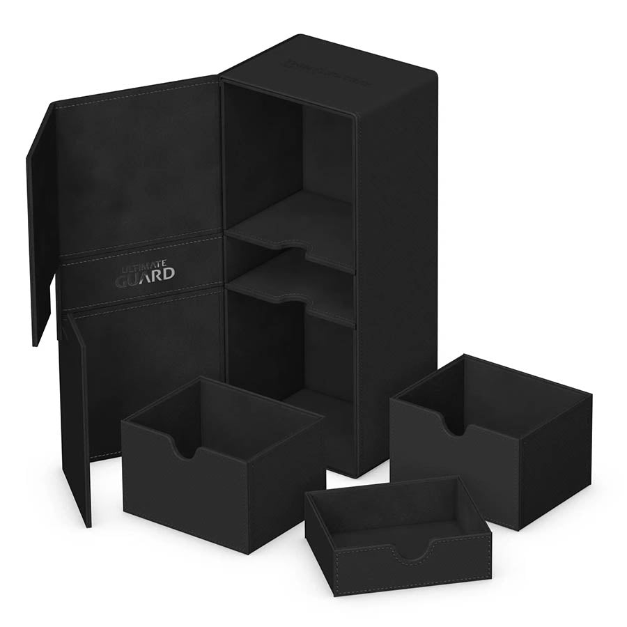 Ultimate Guard -  Ugd Premium Boxes - Deck Case 266+ Twin Flip'n'tray: Black