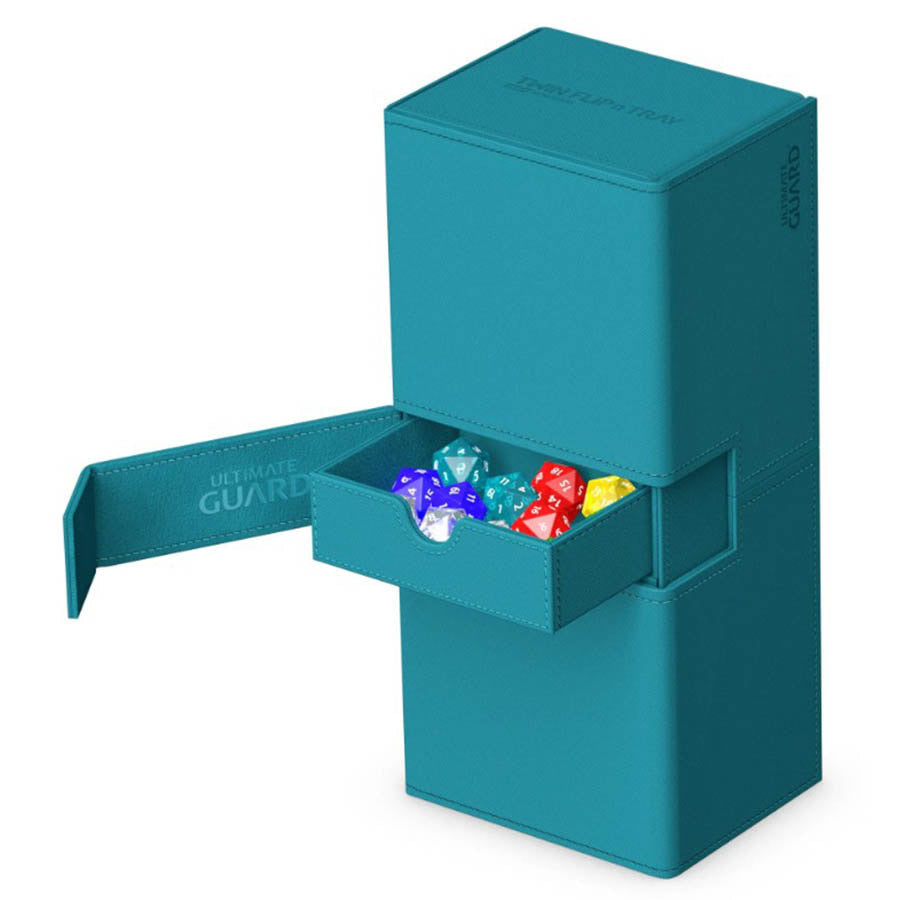 Ultimate Guard -  Ugd Premium Boxes - Deck Case 266+ Twin Flip'n'tray: Petrol