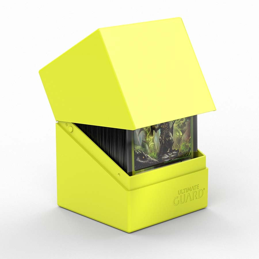 Ultimate Guard -  Solid Boulder - Deck Case 100+ Boulder: Solid Neon Yellow