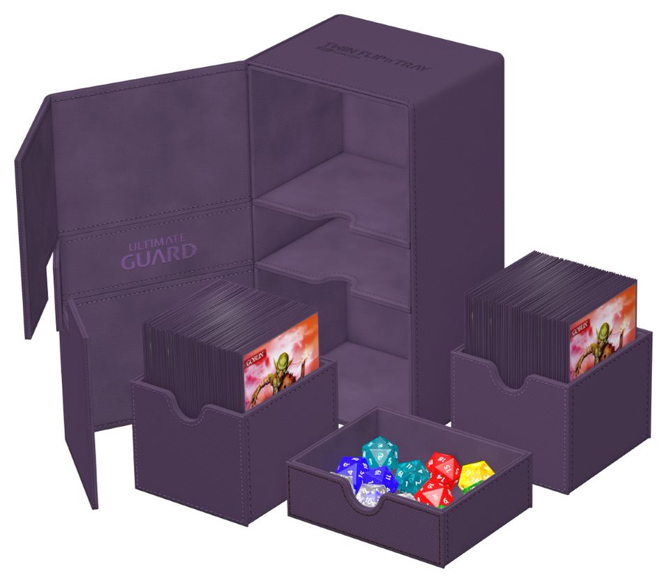 Ultimate Guard - Ultimate Guard Twin Flip N Tray 200+ Monocolor - Purple