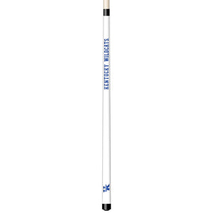 KENTUCKY ENGRAVED BILLIARD CUE WHITE / BLUE - UKYBCE101-JR