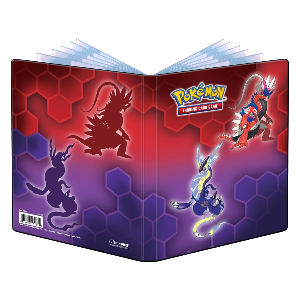 Ultra Pro - Ultra Pro Portfolio 4 Pocket Pokemon Koraidon And Miraidon