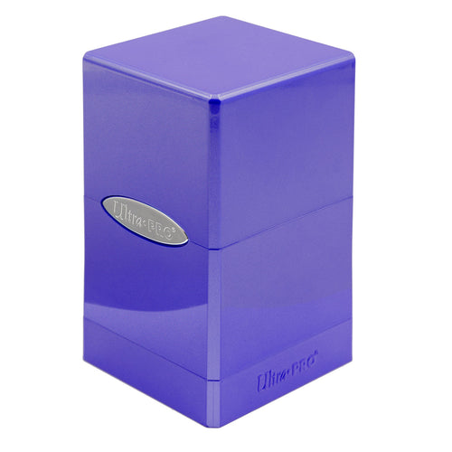 Ultra Pro - Ultra Pro Deck Box: Satin Tower - Hi-Gloss Amethyst