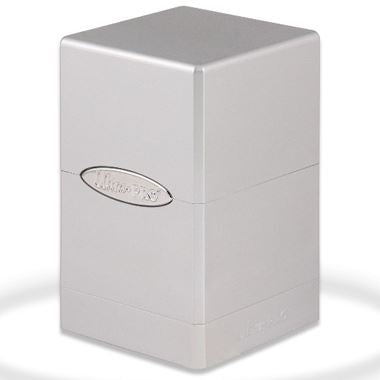 Ultra Pro - Ultra Pro Deck Box: Satin Tower - Metallic Silver