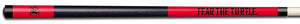 MARYLAND COLOR ENGRAVED BILLIARD CUE BLACK / RED - UMDBCE941