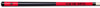 MARYLAND COLOR ENGRAVED BILLIARD CUE BLACK / RED - UMDBCE941
