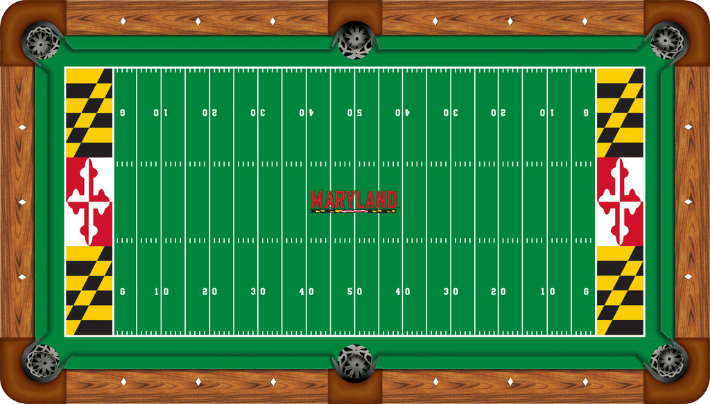 MARYLAND BILLIARD TABLE FELT - RECREATIONAL GRIDIRON - UMDBTF000-9R