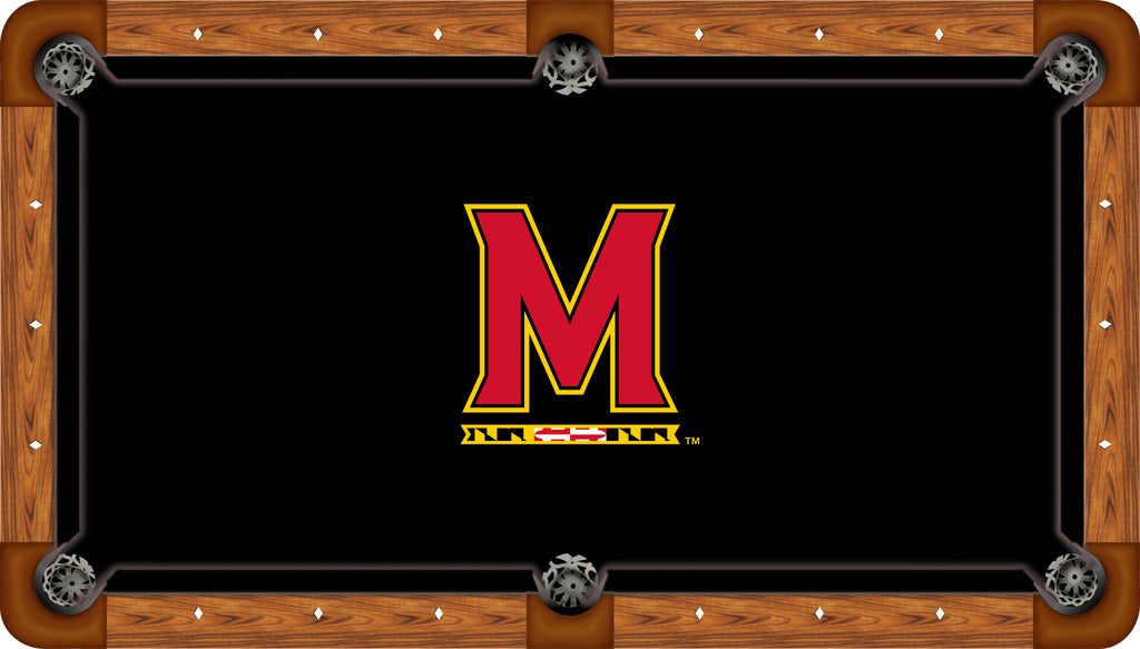 MARYLAND BILLIARD TABLE FELT - RECREATIONAL BLACK - UMDBTF414-8R