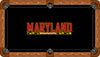 MARYLAND BILLIARD TABLE FELT - RECREATIONAL BLACK - UMDBTF514-8R