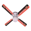 MARYLAND CEILING FAN - 42'' RED/BLACK - UMDFAN100-42