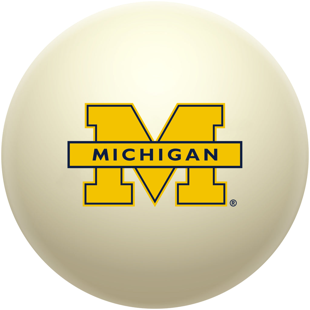 MICHIGAN CUE BALL WHITE - UMIBBC100X