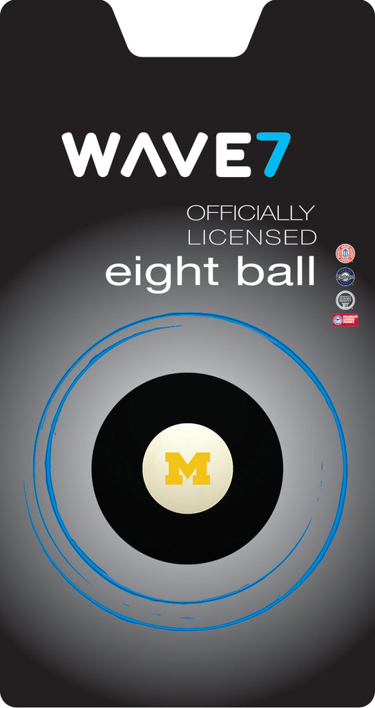 MICHIGAN EIGHT BALL BLACK - UMIBBE300X