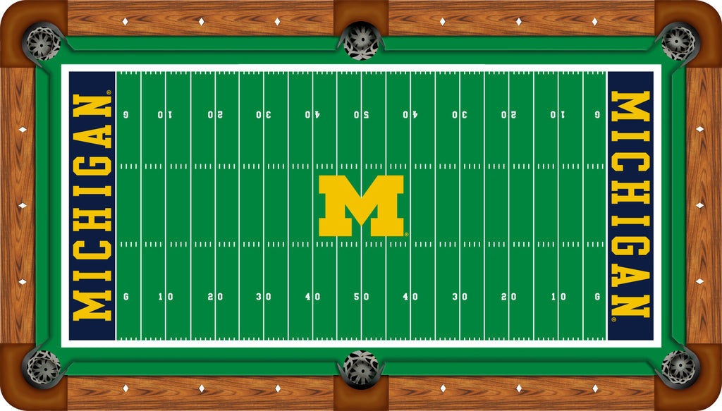 MICHIGAN BILLIARD TABLE FELT - RECREATIONAL GRIDIRON - UMIBTF000N-8R