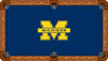MICHIGAN BILLIARD TABLE FELT - RECREATIONAL BLUE - UMIBTF121-9R