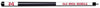 MISSISSIPPI ENGRAVED BILLIARD CUE WHITE / RED - UMSBCE102