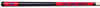 MISSISSIPPI COLOR ENGRAVED BILLIARD CUE BLUE / RED - UMSBCE912