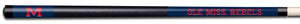 MISSISSIPPI COLOR ENGRAVED BILLIARD CUE RED / BLUE - UMSBCE921