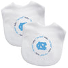 North Carolina Tar Heels Baby Bib 2 Pack - Masterpieces Puzzle Company